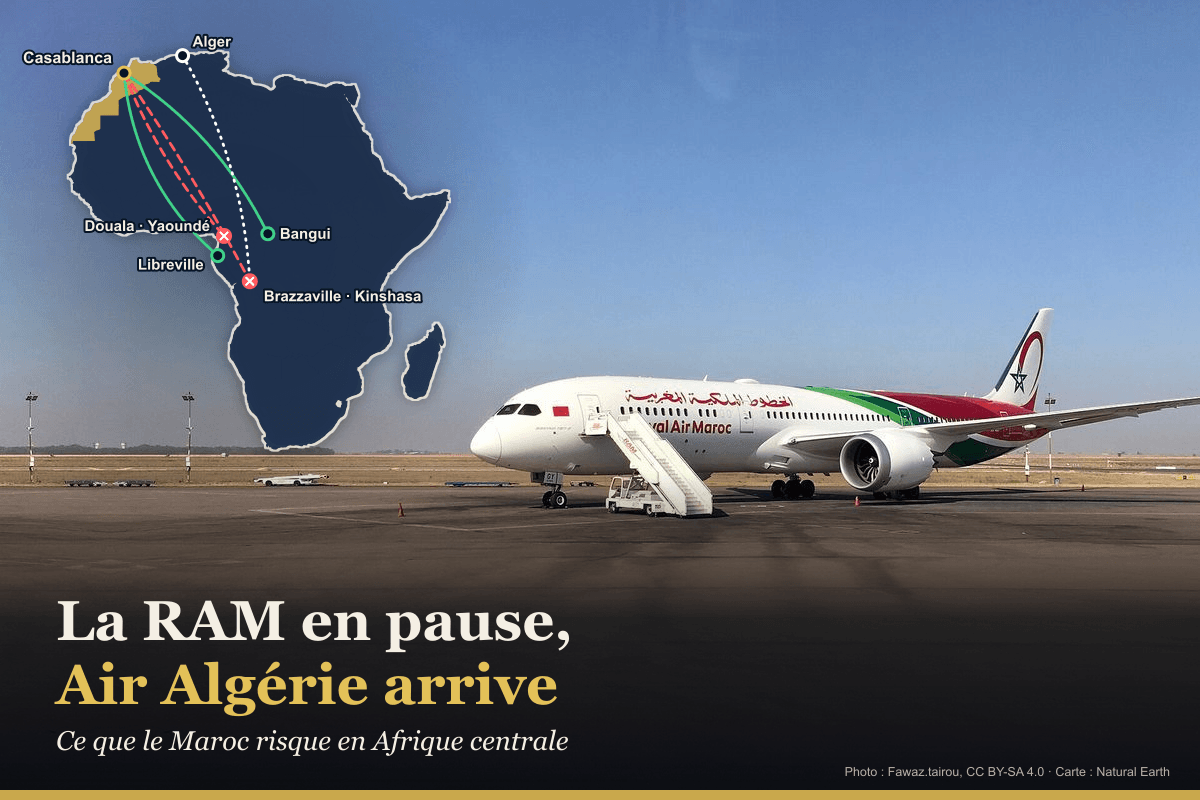 Air Algérie moves into Brazzaville while RAM pauses: what Morocco risks in Central Africa