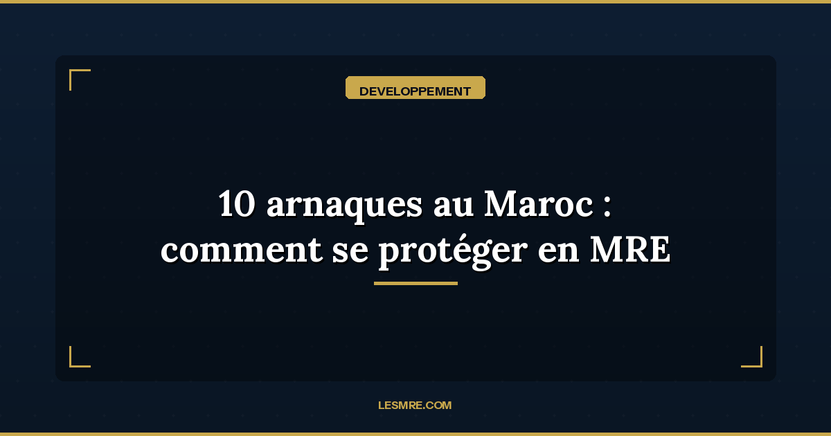 The 10 Most Common Scams Targeting MREs in Morocco and How to Protect Yourself