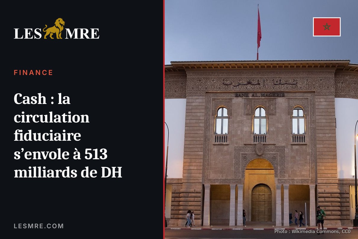 Cash : la circulation fiduciaire s’envole à 513 milliards de DH