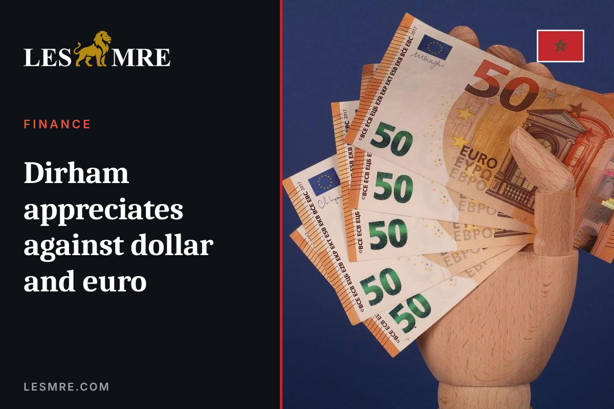 Dirham appreciates against dollar and euro