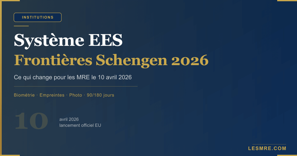 EES: What the New European Border System Concretely Changes for MREs This Summer