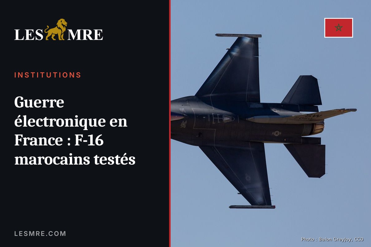 Guerre électronique en France : F-16 marocains testés