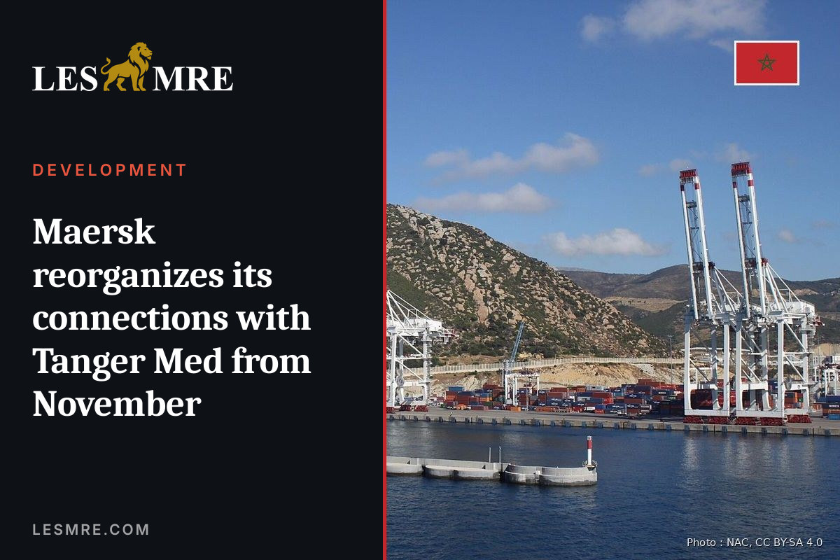 Maersk reorganizes its connections with Tanger Med from November