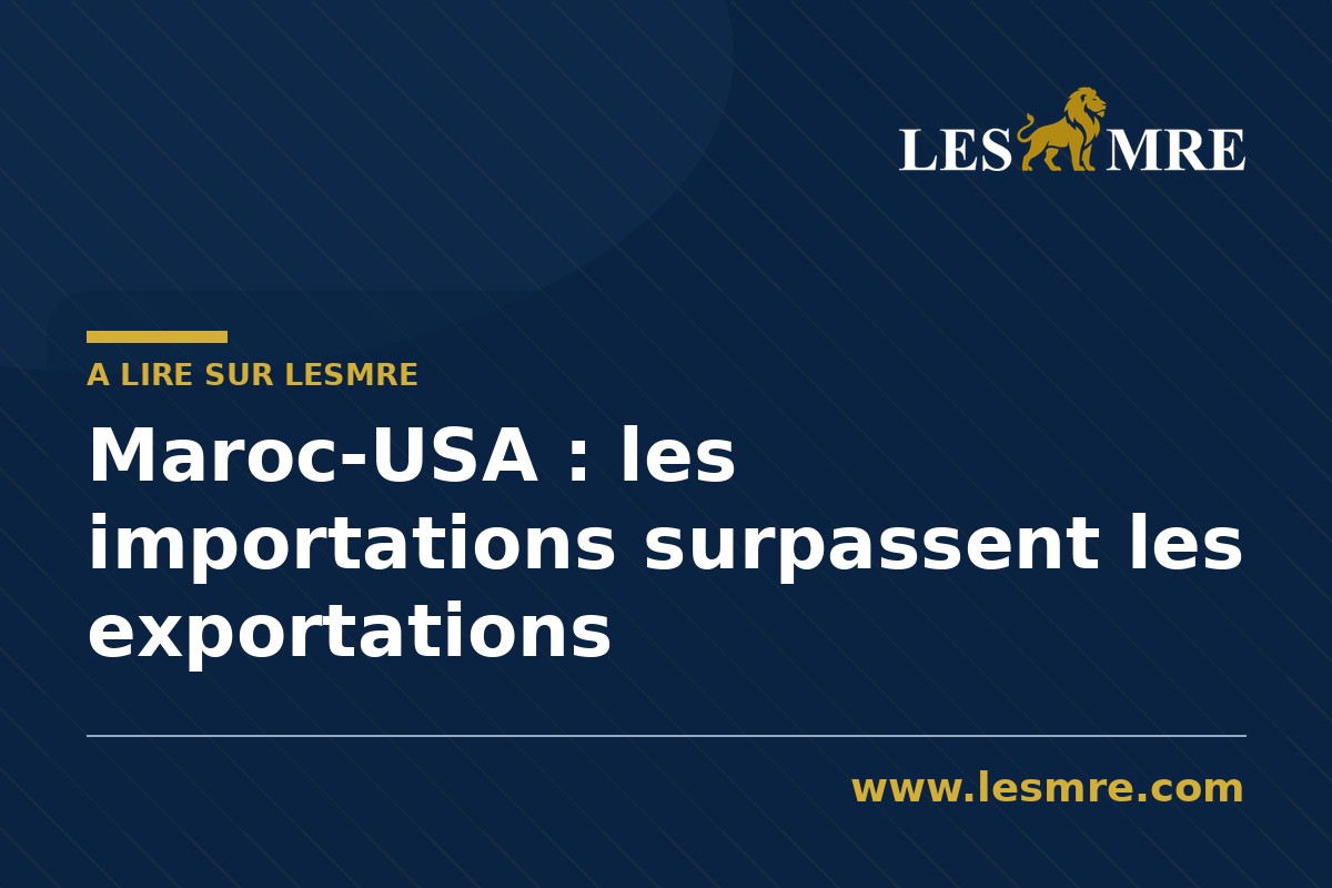 Morocco-USA: imports surpass exports