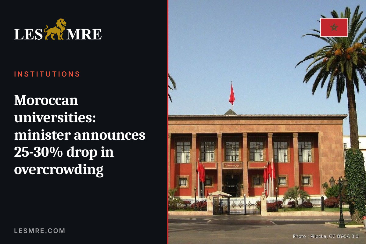 Moroccan universities: minister announces 25-30% drop in overcrowding
