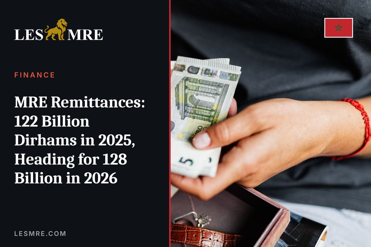 MRE Remittances: 122 Billion Dirhams in 2025, Heading for 128 Billion in 2026