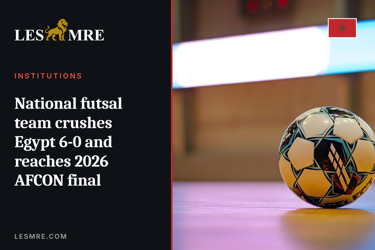 National futsal team crushes Egypt 6-0 and reaches 2026 AFCON final
