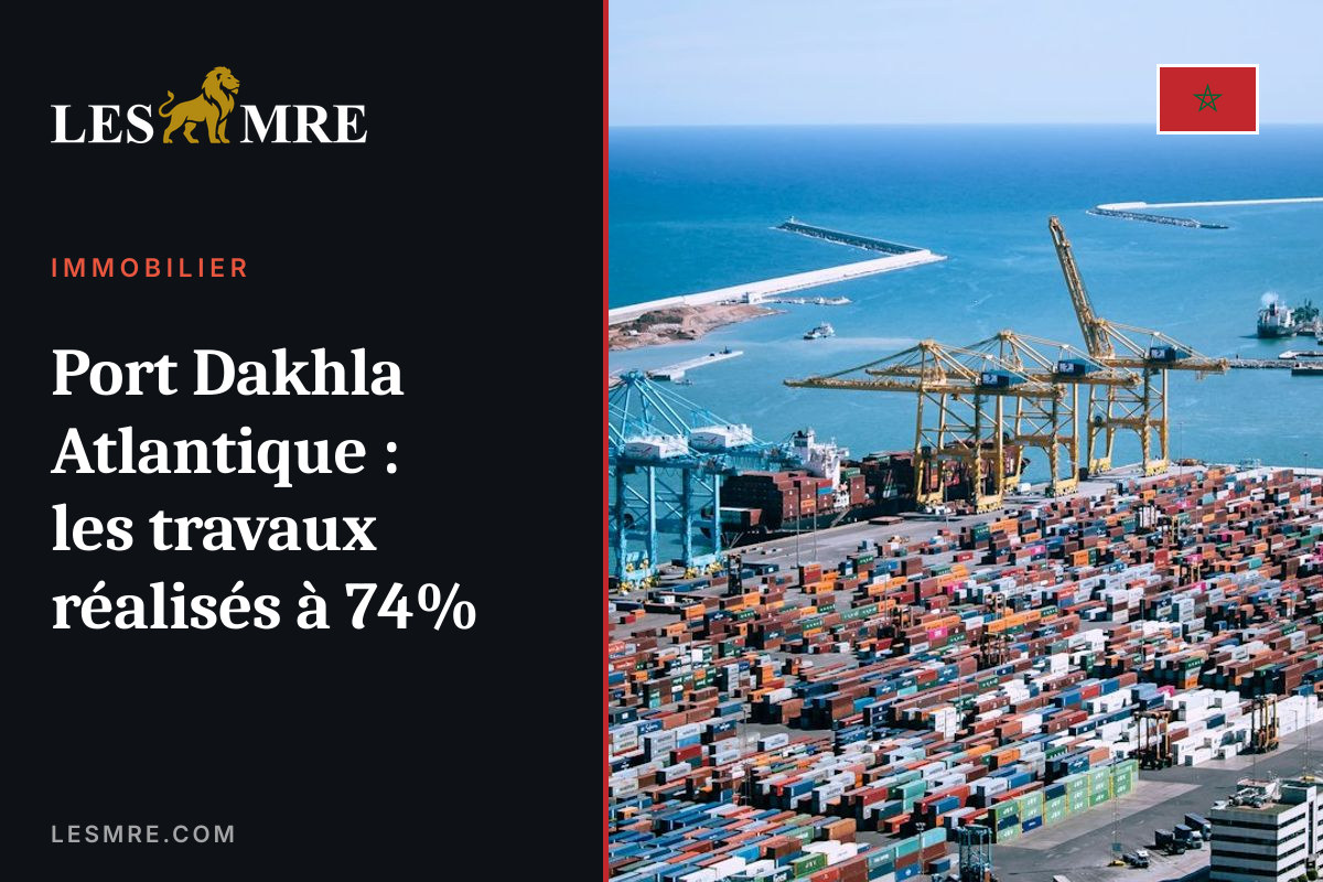 Dakhla Atlantique Port: works 74% complete