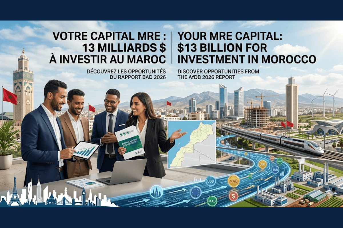AfDB 2026 Report: $13 Billion in MRE Remittances, Only 10% Invested in Morocco